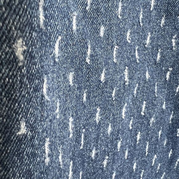 Hollister Social Tourist Jeans Women’s 27 Blue Ultra High Rise Straight Distress - Picture 10 of 13